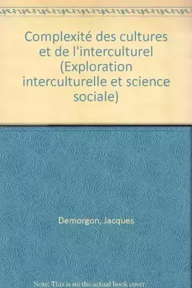 Couverture du produit · Complexité des cultures et de l'interculturel