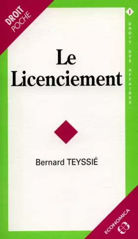 Couverture du produit · Le licenciement