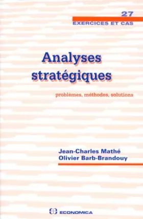 Couverture du produit · Analyses stratégiques