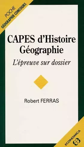 Couverture du produit · CAPES d'Histoire-Géographie