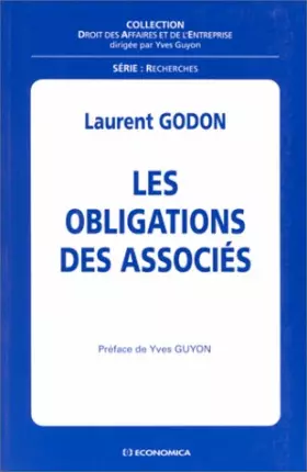 Couverture du produit · Les obligations des associés