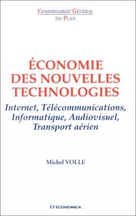 Couverture du produit · Economie des nouvelles technologies
