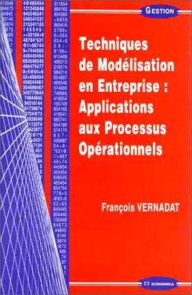 Couverture du produit · Techniques de modélisation en entreprise