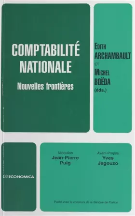 Couverture du produit · Comptabilité nationale