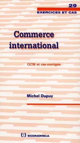 Couverture du produit · Commerce international