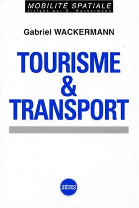 Couverture du produit · Tourisme et transport