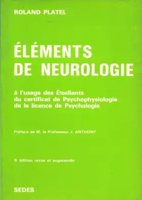 Couverture du produit · Eléments de neurologie