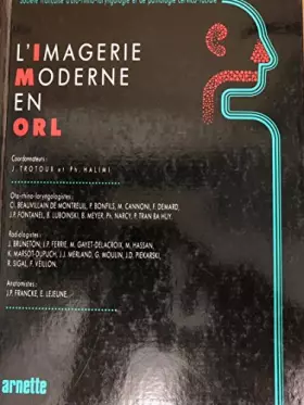 Couverture du produit · L'imagerie moderne en ORL