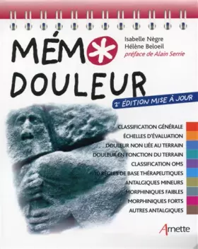 Couverture du produit · Mémo Douleur