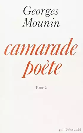 Couverture du produit · Camarade poète