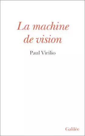 Couverture du produit · La Machine de vision