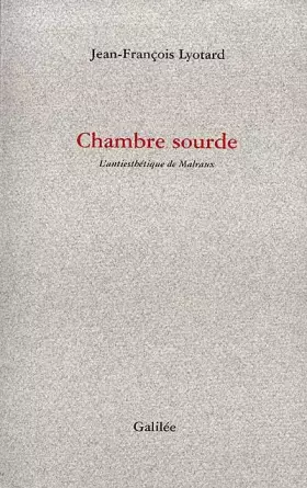 Couverture du produit · Chambre sourde