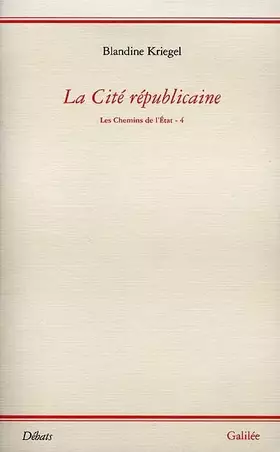Couverture du produit · La cité républicaine