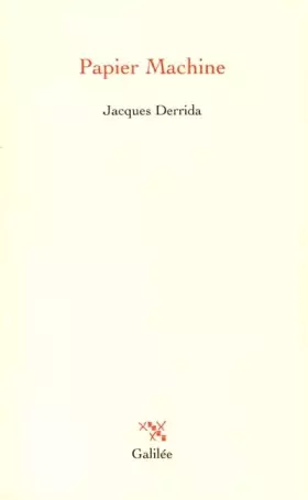Couverture du produit · Papier machine