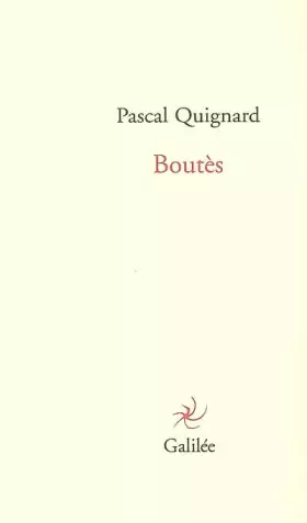Couverture du produit · Boutès