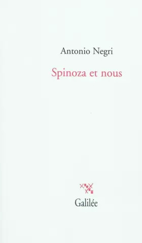 Couverture du produit · Spinoza et nous