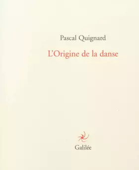 Couverture du produit · L'Origine de la danse