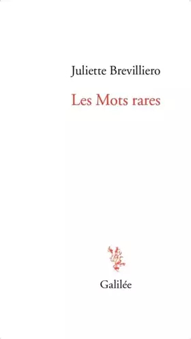 Couverture du produit · Les mots rares