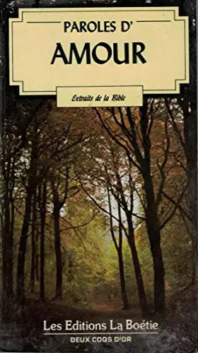 Couverture du produit · Paroles d'amour.