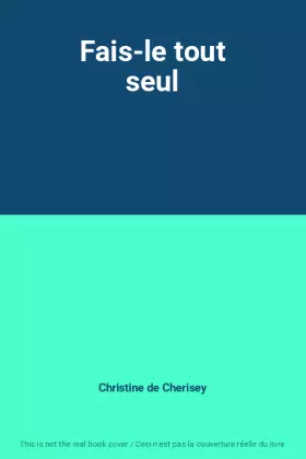 Couverture du produit · Fais-le tout seul
