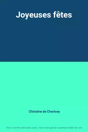 Couverture du produit · Joyeuses fêtes