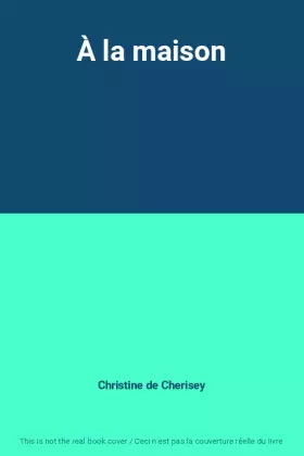 Couverture du produit · À la maison
