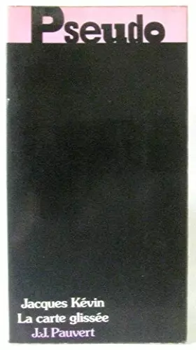 Couverture du produit · La Carte glissée (Pseudo)