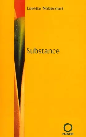 Couverture du produit · Substance
