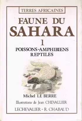 Couverture du produit · Faune du Sahara