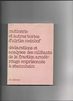 Couverture du produit · Mutinerie : Et autres textes