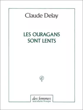 Couverture du produit · Les Ouragans sont lents