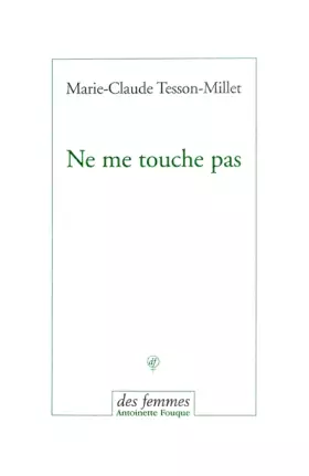 Couverture du produit · Ne me touche pas