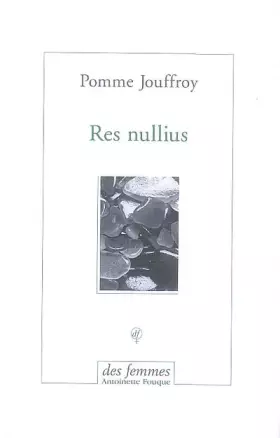 Couverture du produit · Res nullius