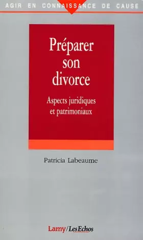 Couverture du produit · Préparer son divorce