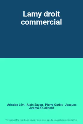 Couverture du produit · Lamy droit commercial