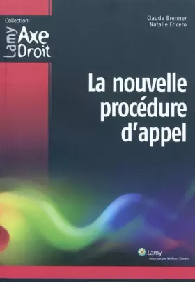 Couverture du produit · La nouvelle procédure d'appel