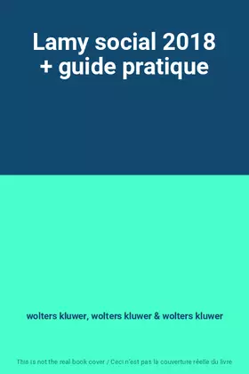 Couverture du produit · Lamy social 2018 + guide pratique