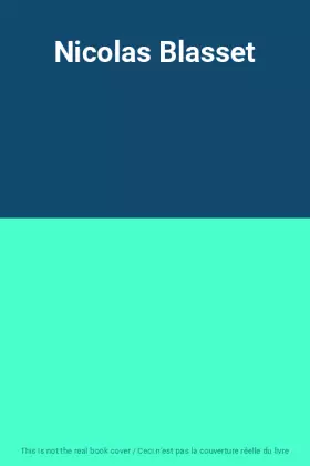 Couverture du produit · Nicolas Blasset