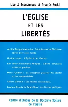 Couverture du produit · L eglise et les libertés