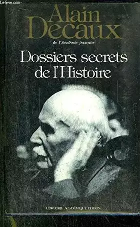 Couverture du produit · DOSSIERS SECRETS DE L'HISTOIRE
