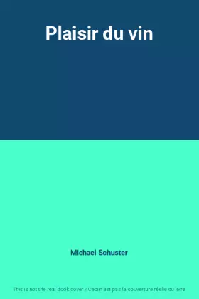 Couverture du produit · Plaisir du vin