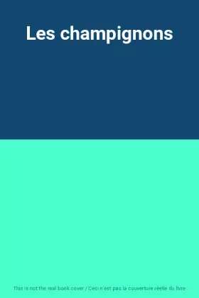 Couverture du produit · Les champignons