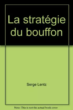 Couverture du produit · La stratégie du bouffon