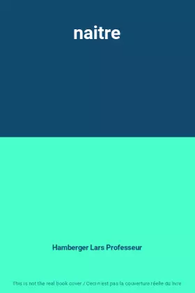 Couverture du produit · naitre