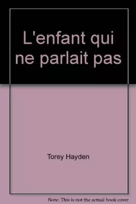 Couverture du produit · L'enfant qui ne parlait pas