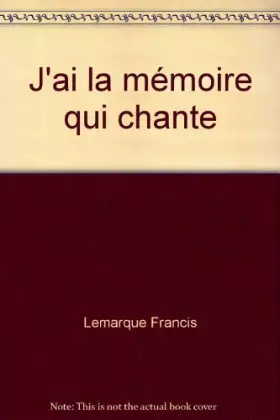 Couverture du produit · J'ai la mémoire qui chante
