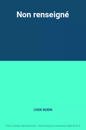 Couverture du produit · Non renseigné