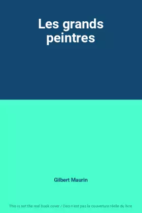 Couverture du produit · Les grands peintres