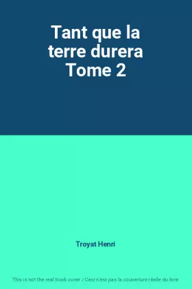 Couverture du produit · Tant que la terre durera Tome 2
