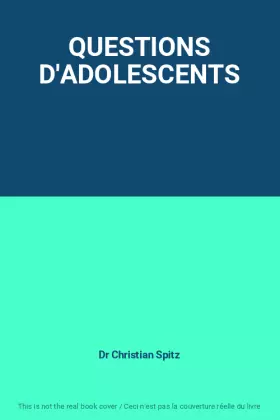 Couverture du produit · QUESTIONS D'ADOLESCENTS
